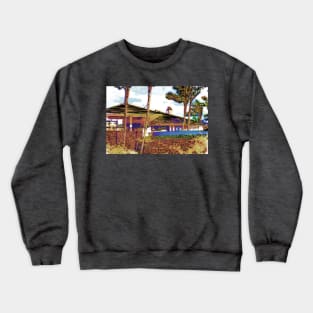 Tropical Modern Home Crewneck Sweatshirt